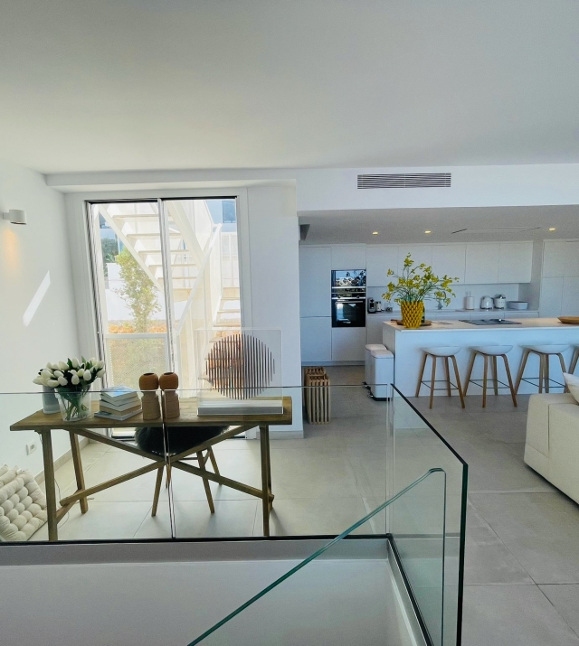 Resa Estates Ibiza for sale koop penthouse Cala Vadella Living 4.jpeg